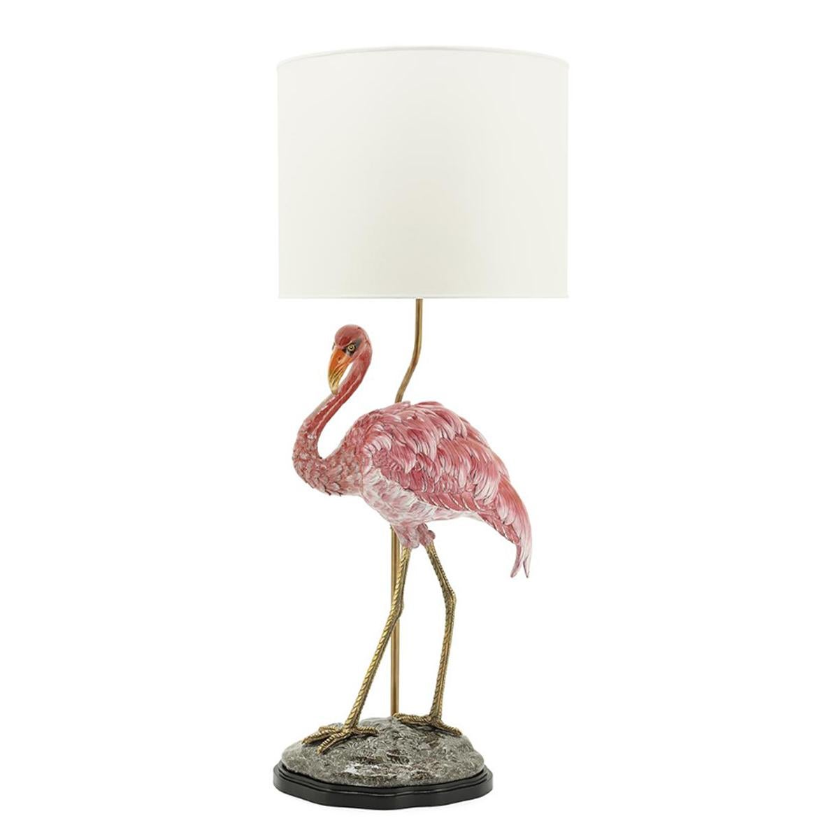 Hand-Crafted Flamant Table Lamp For Sale