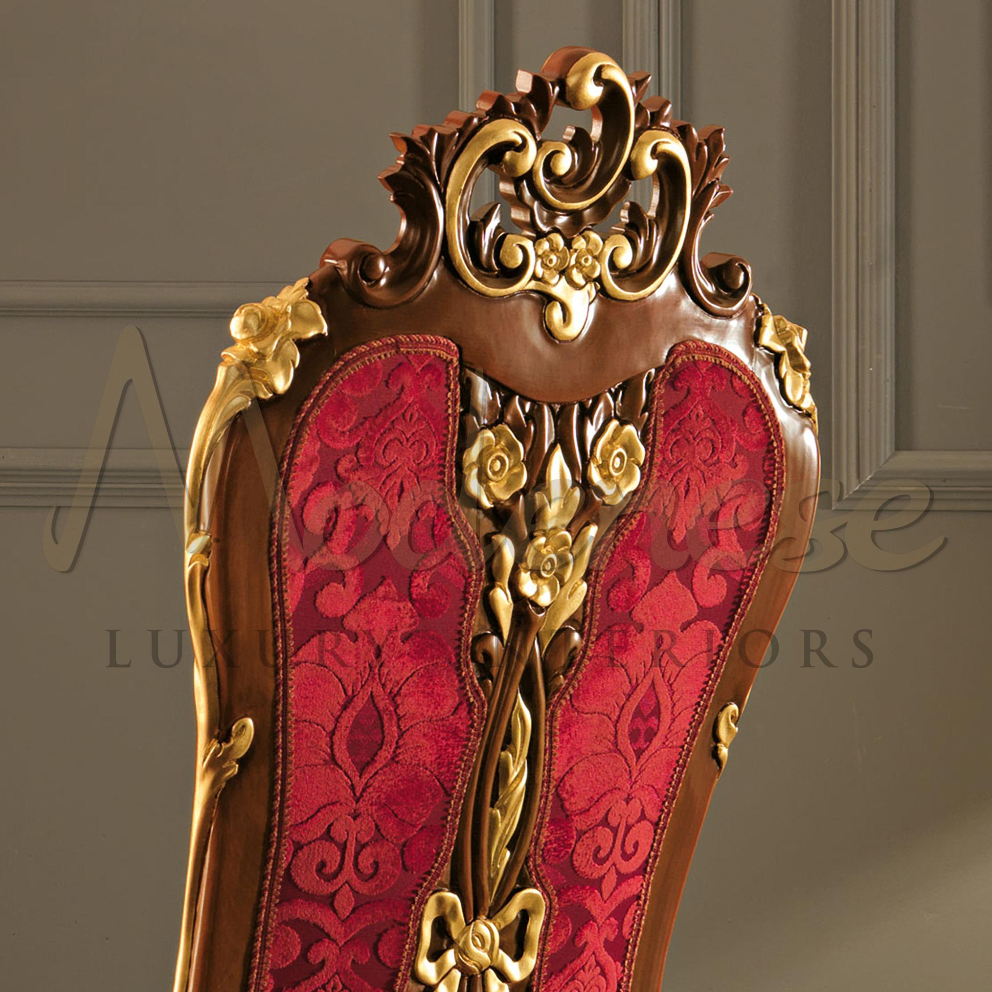 Flamboyant Barocker Harfstuhl von Modenese Gastone Luxury Interiors (Italienisch) im Angebot