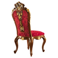 Flamboyant Barocker Harfstuhl von Modenese Gastone Luxury Interiors