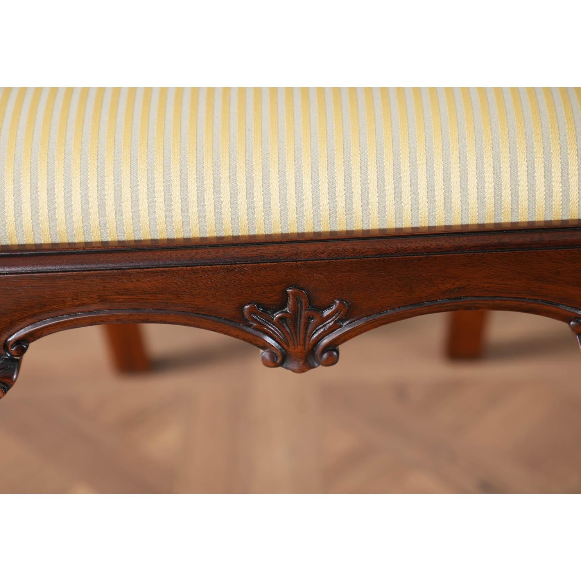 Sedie Chippendale con schienale a fiamma, set da 10 in vendita 6