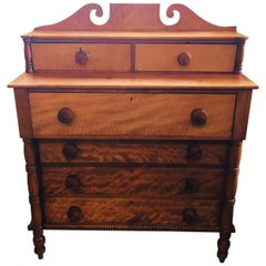 Flame Birch or Tiger Maple Chest of Drawers