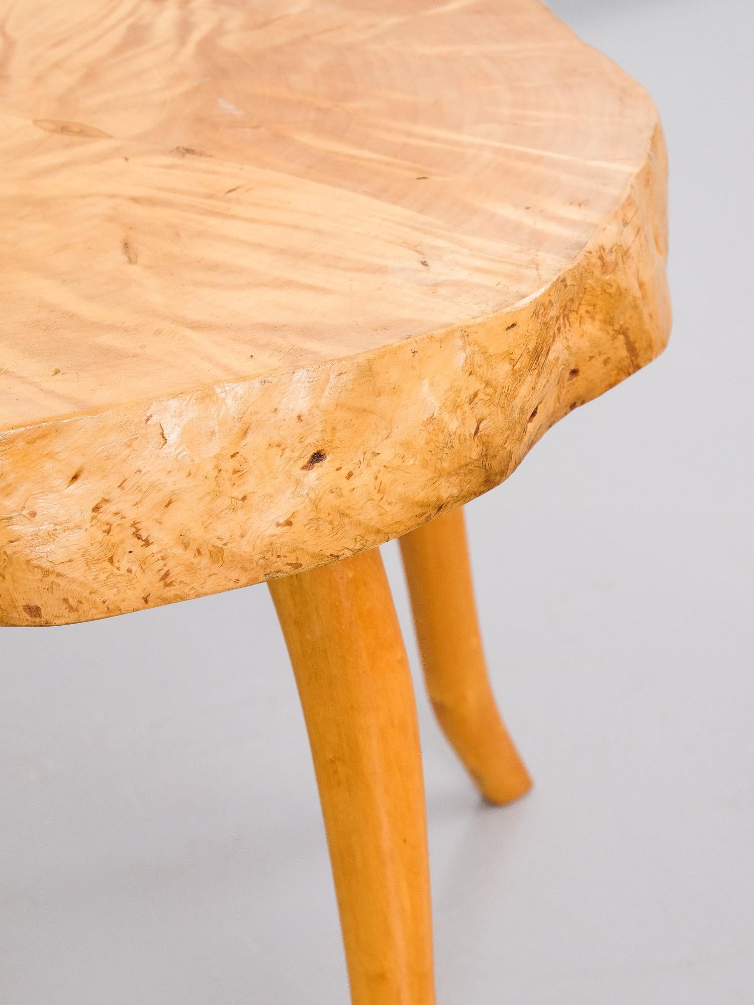 birch wood coffee table