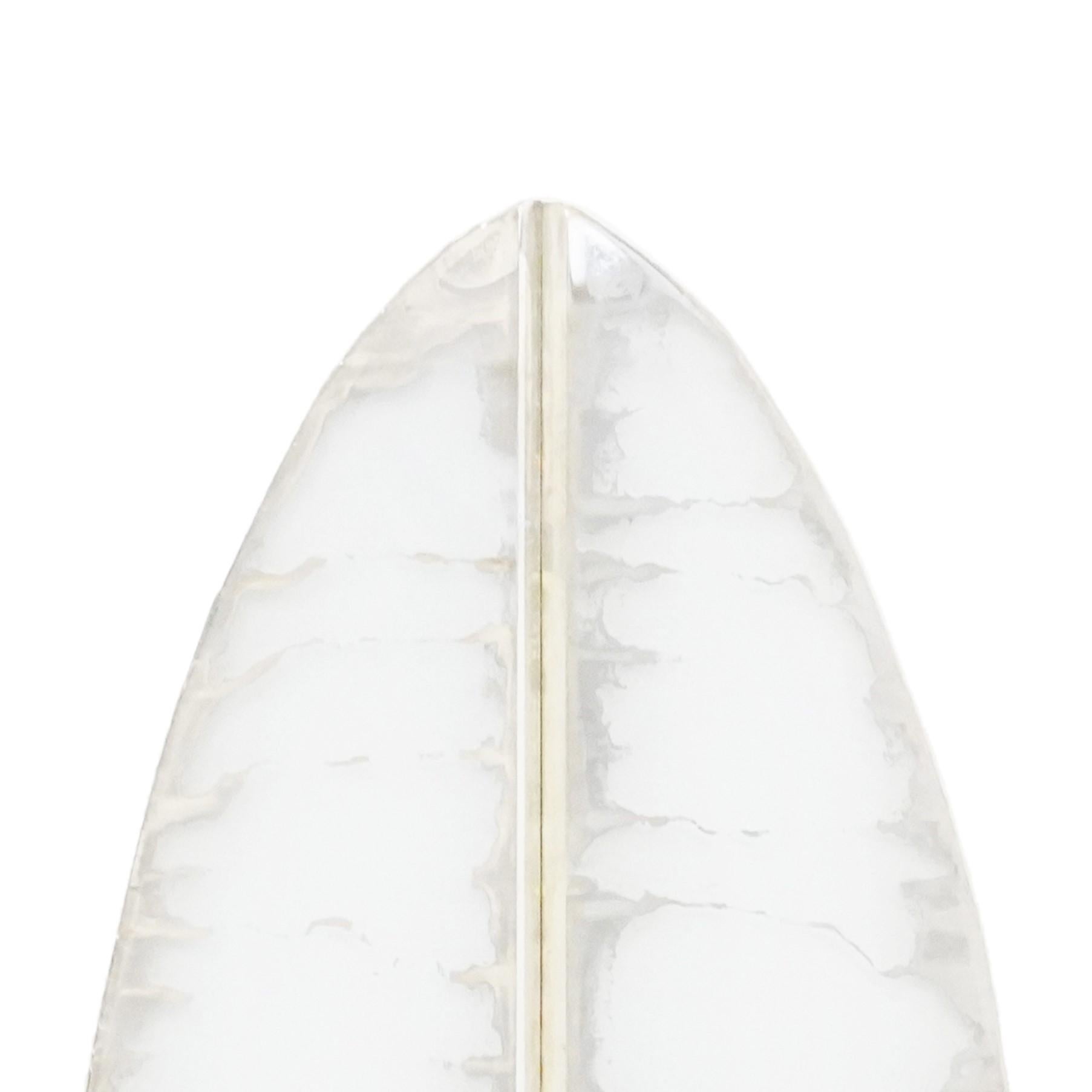 FLAME

Love first’s step

Nature’s beauty has always inspired Sabrina Landini creations - such as these exquisite wall lamps that evoke leaf, fire, candlelight or earrings.
The perfect proposal as an homage to our silvered glass method, the