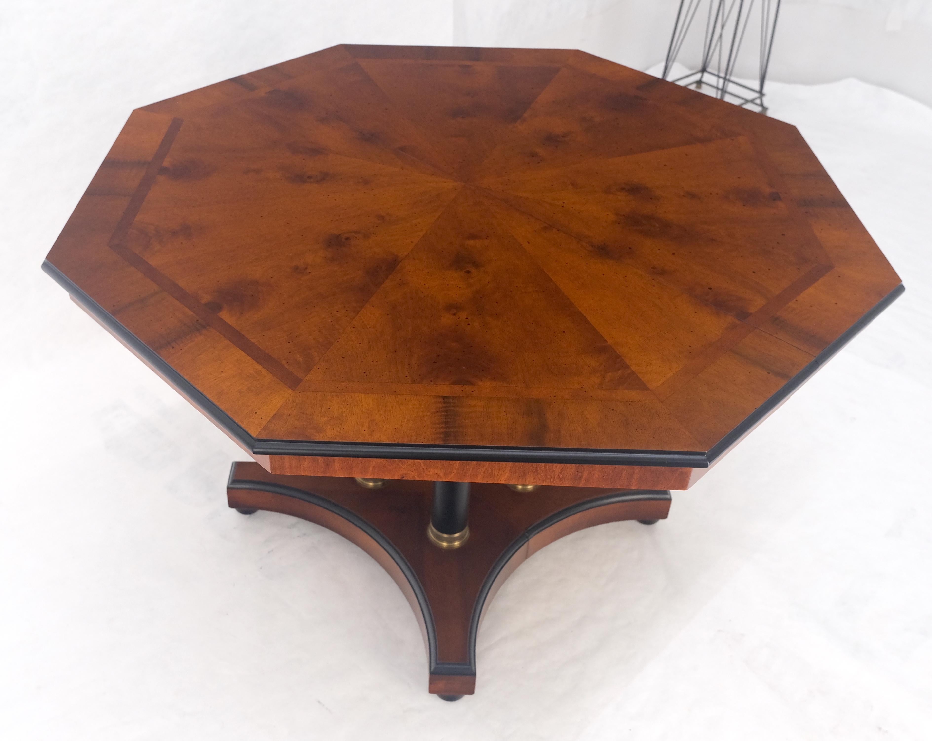 Flame Mahogany Octagon Shape Two 18