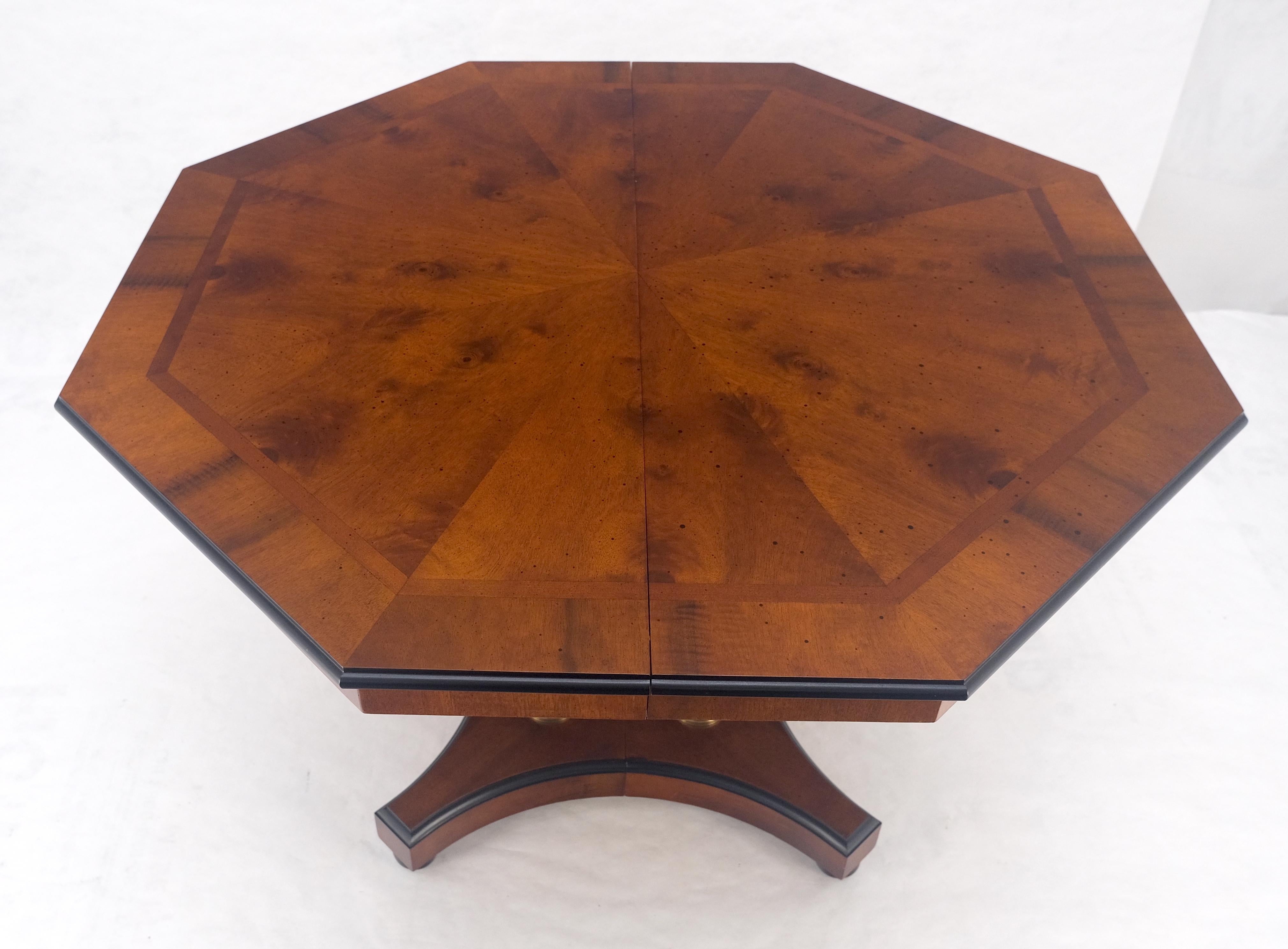 20th Century Flame Mahogany Octagon Shape Two 18