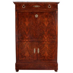 Flame Mahogany Secretaire a Abattant