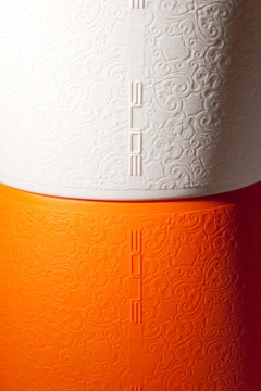 Flame Red Ali Baba Stool by Giò Colonna Romano