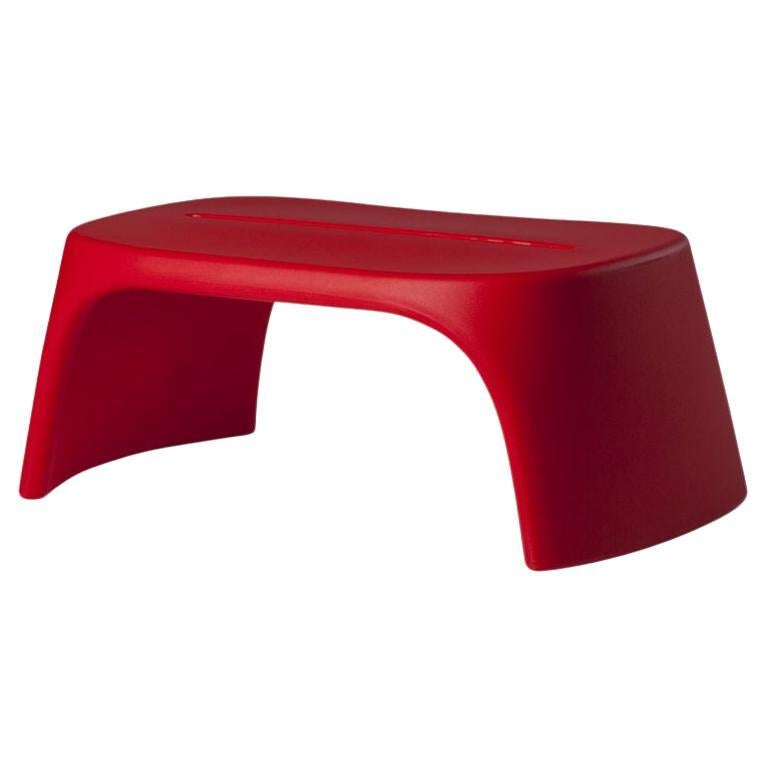 Flame Red Amélie Panchetta Bench by Italo Pertichini For Sale