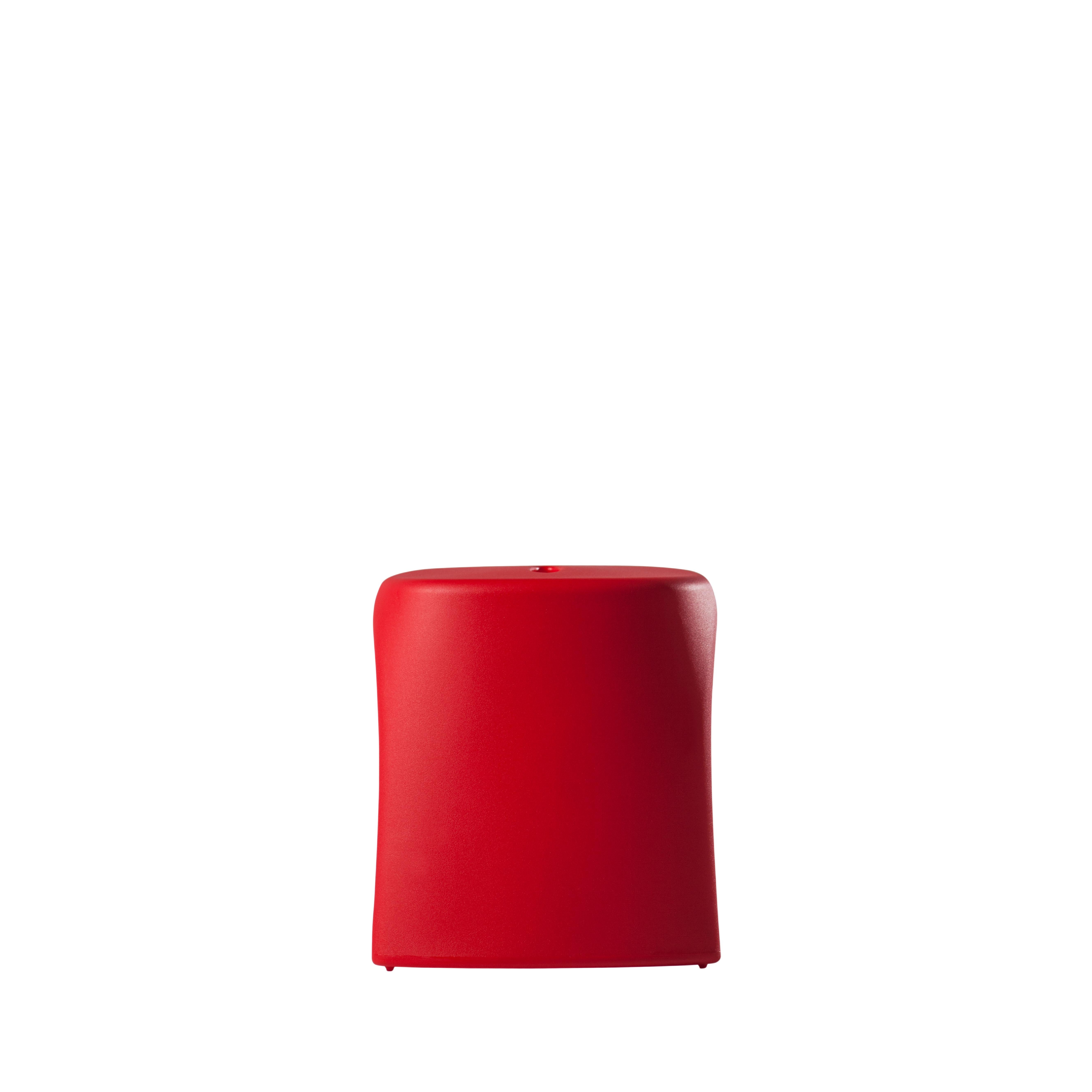 Post-Modern Flame Red Amélie Sgabello Stool by Italo Pertichini For Sale
