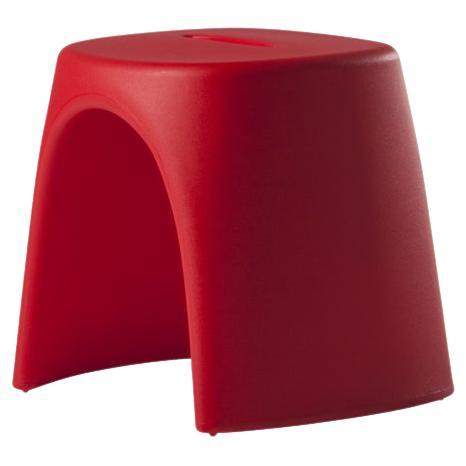 Flame Red Amélie Sgabello Stool by Italo Pertichini For Sale