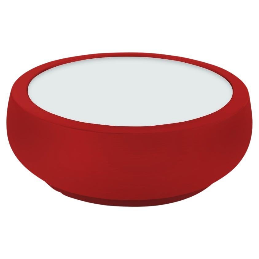 Flame Red Chubby Coffee Table by Marcel Wanders