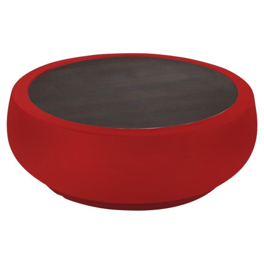Table basse « Chubby » rouge flamme de Marcel Wanders