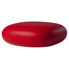 Flame Red Chubby Low Footrest by Marcel Wanders