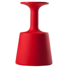 Flame Red Drink High Stool by Jorge Najera
