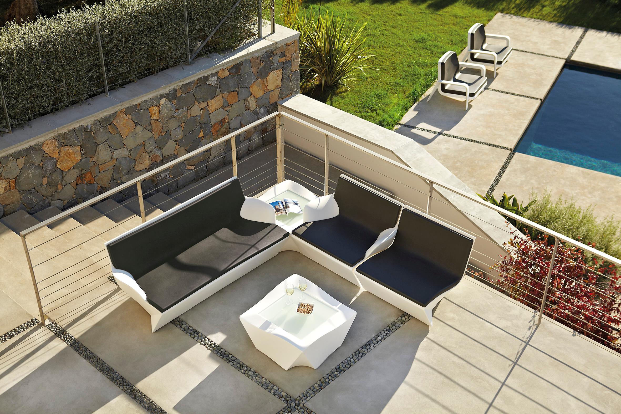 italien Chaise basse Kami Ichi rouge flamme de Marc Sadler en vente