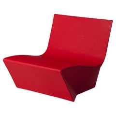 Flame Red Kami Ichi Low Chair by Marc Sadler
