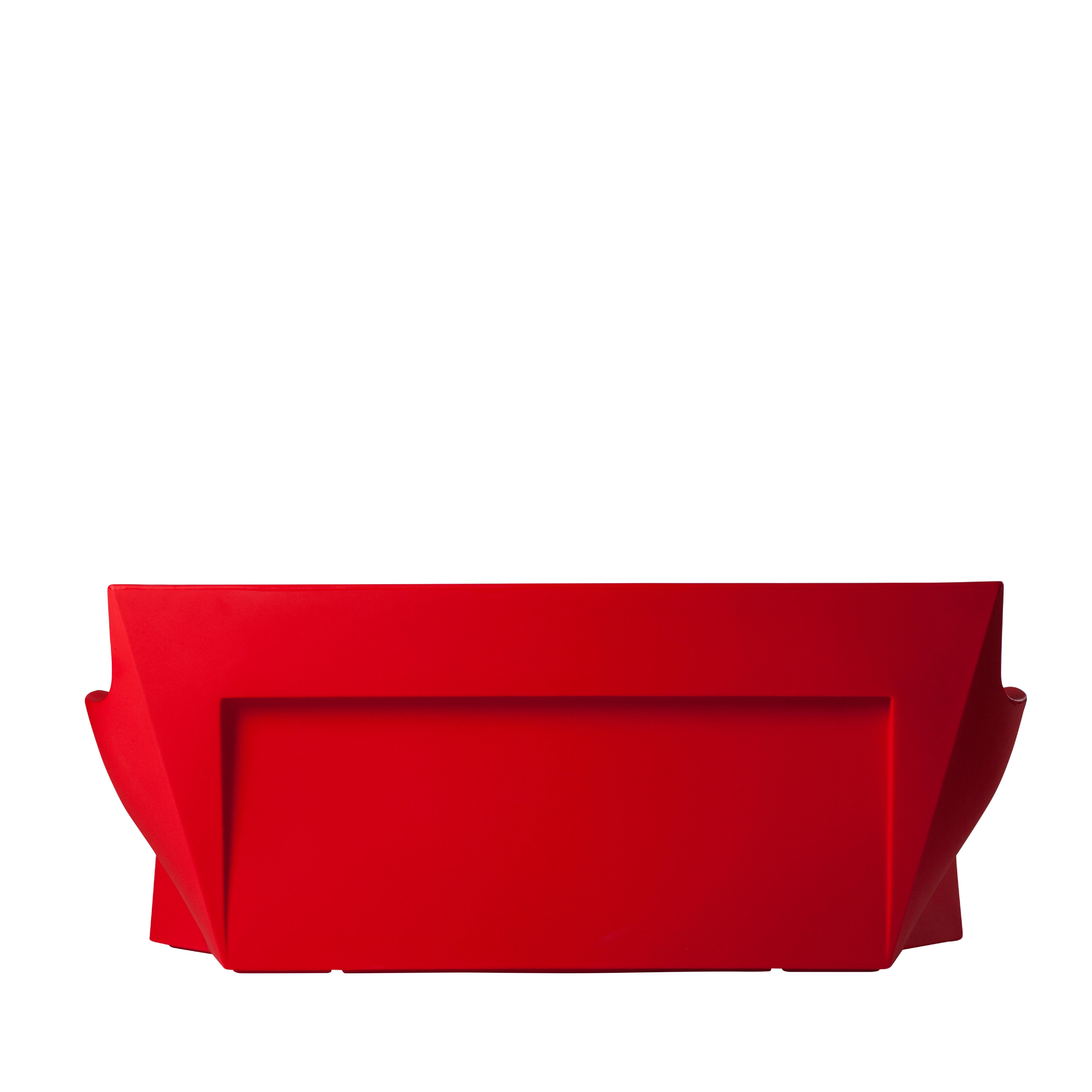 Flame Red Kami Yon Sofa by Marc Sadler For Sale 1
