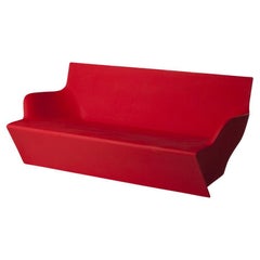 Kami Yon-Sofa in Flammenrot von Marc Sadler