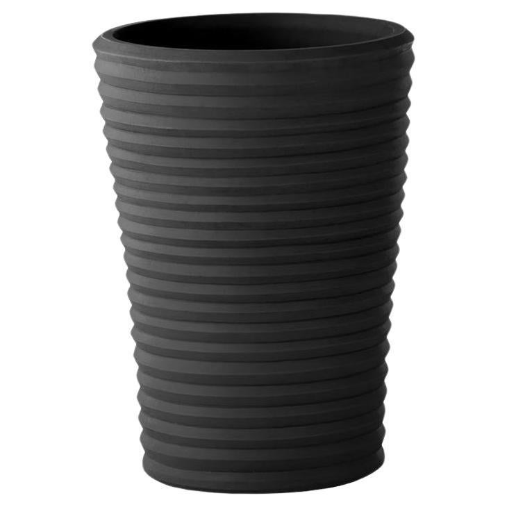 Contemporary Flame Red Large S-Pot by SLIDE Studio For Sale
