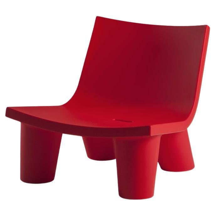 Flame Red Low Lita Chair by OTTO Studio For Sale