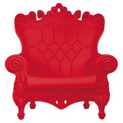Flame Red Queen Of Love Armchair by Moro, Pigatti