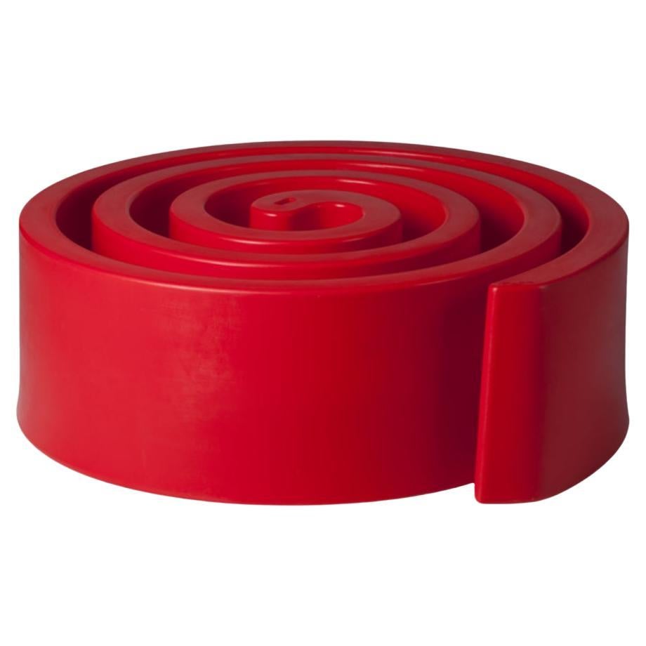 Flame Red Summertime Pouf by Giò Colonna Romano