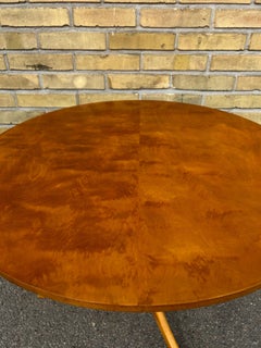 Flamed Birch Coffe Table Sweden, 1950s