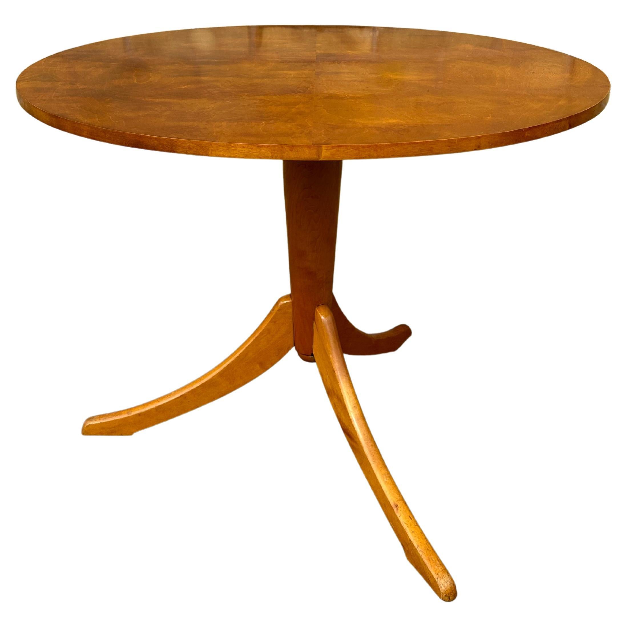 Flamed Birch Coffe Table Sweden, 1950s For Sale