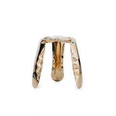 Flamed Gold Standard Plopp Stool by Zieta