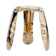 Flamed Gold Standard Plopp Stool by Zieta