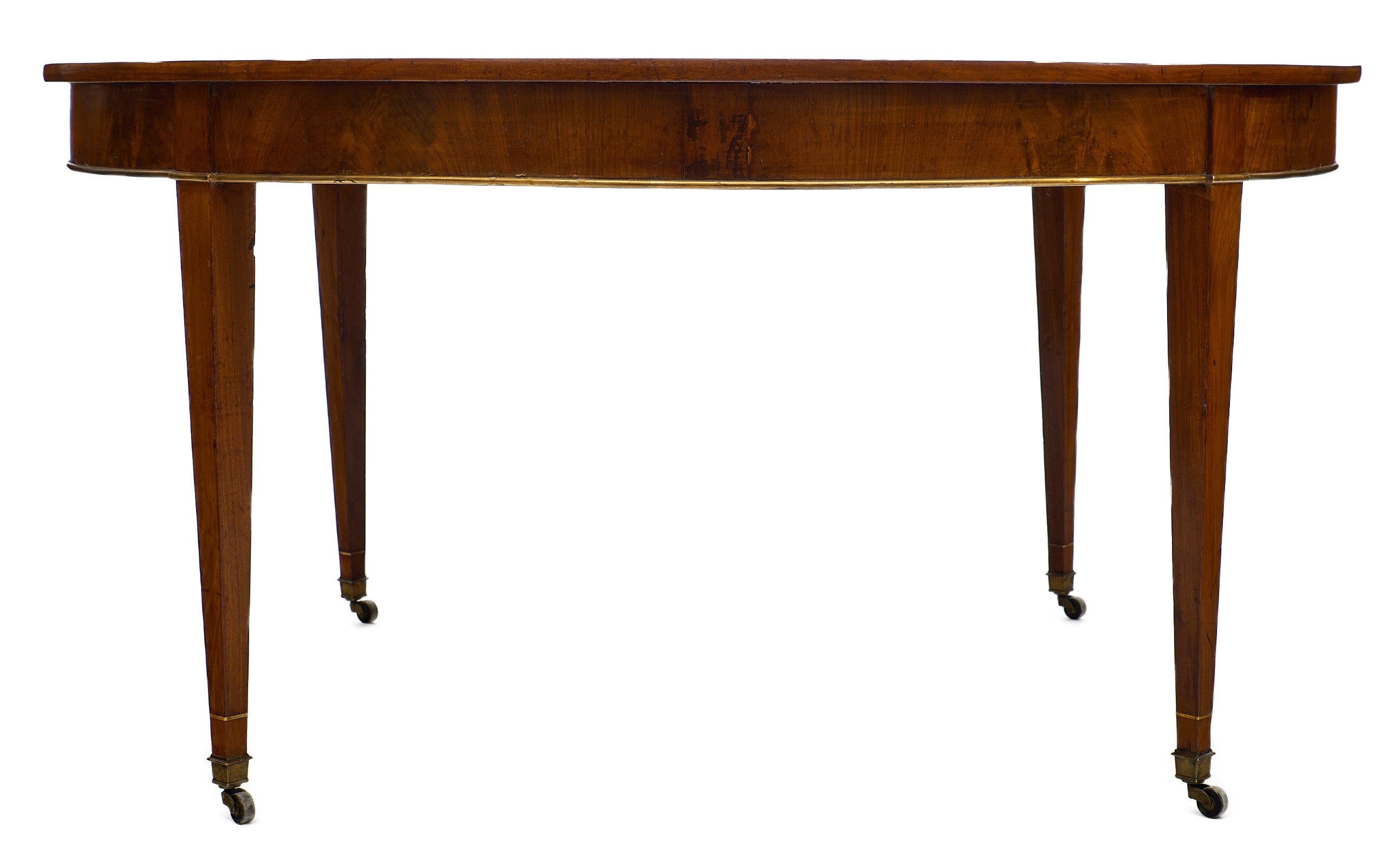 Flamed Mahogany Directoire Dining Table 2