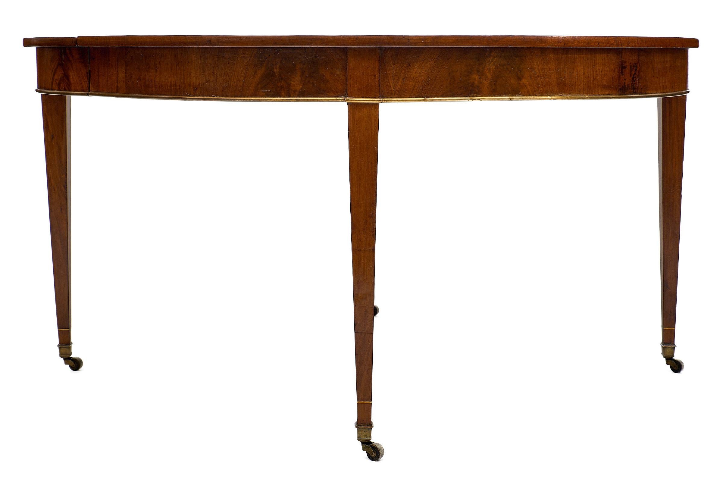 Flamed Mahogany Directoire Dining Table 3