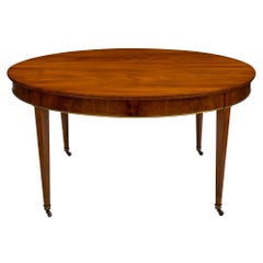Flamed Mahogany Directoire Dining Table