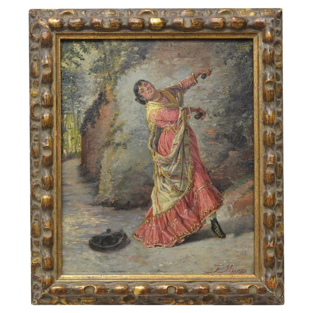 Danseur flamenco de Francisco Muros Ubeda (Espagne, 1836-1917) en vente