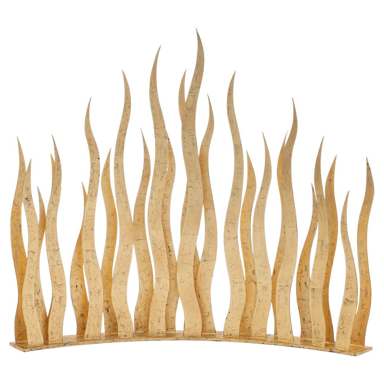 Flames Dark and Old Gold Firewall en venta