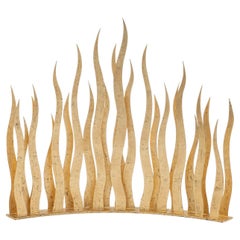 Cheminée Flames Dark and Old Gold