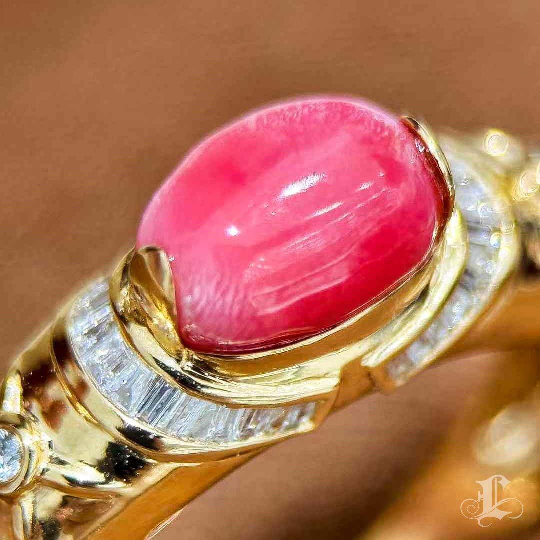 Grezzo Anello di perle Conchiglia Vintage - 1,67 carati in vendita