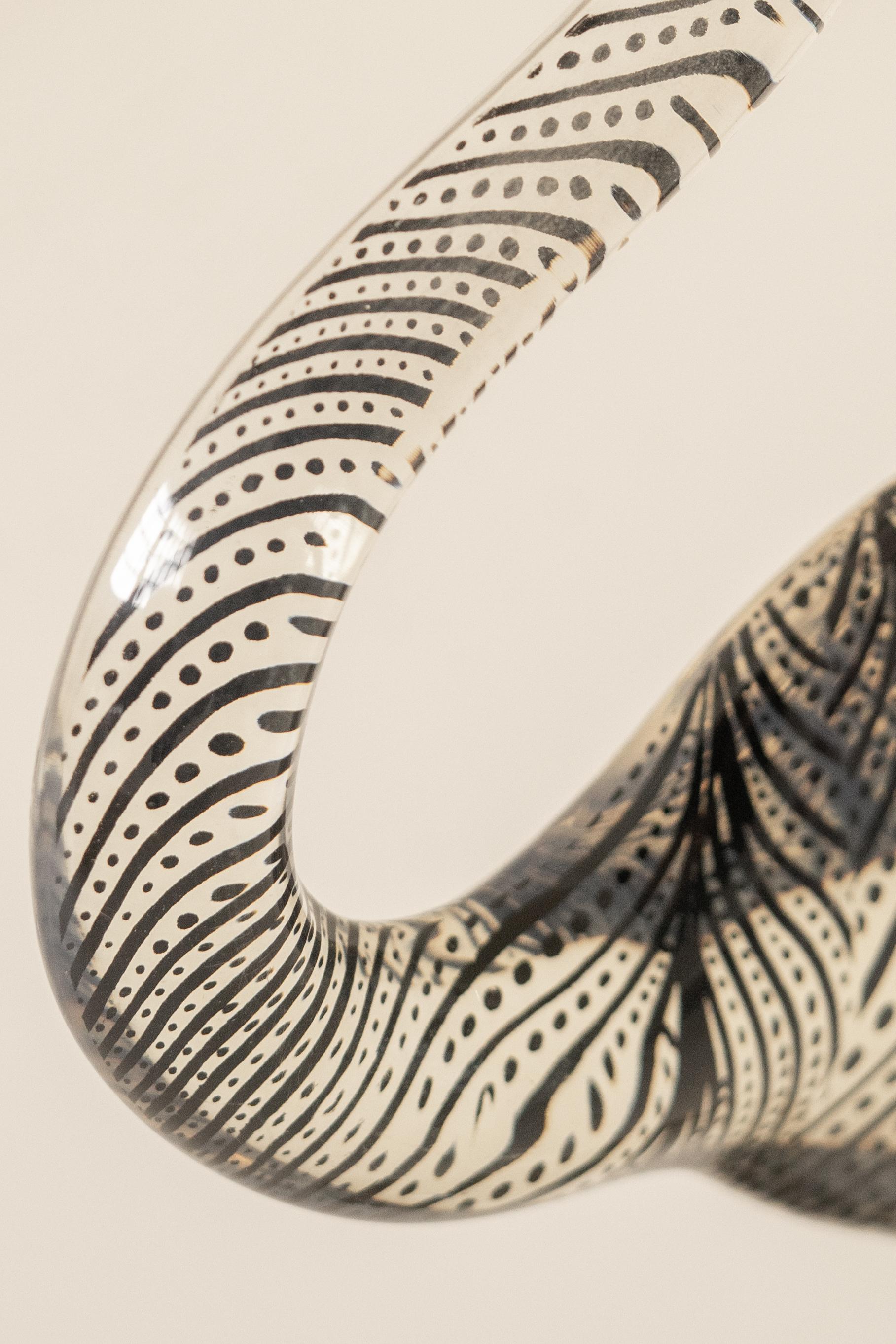 Mid-Century Modern Flamingo Sculpture by Abraham Palatnik, 1960's In Good Condition For Sale In New York, NY