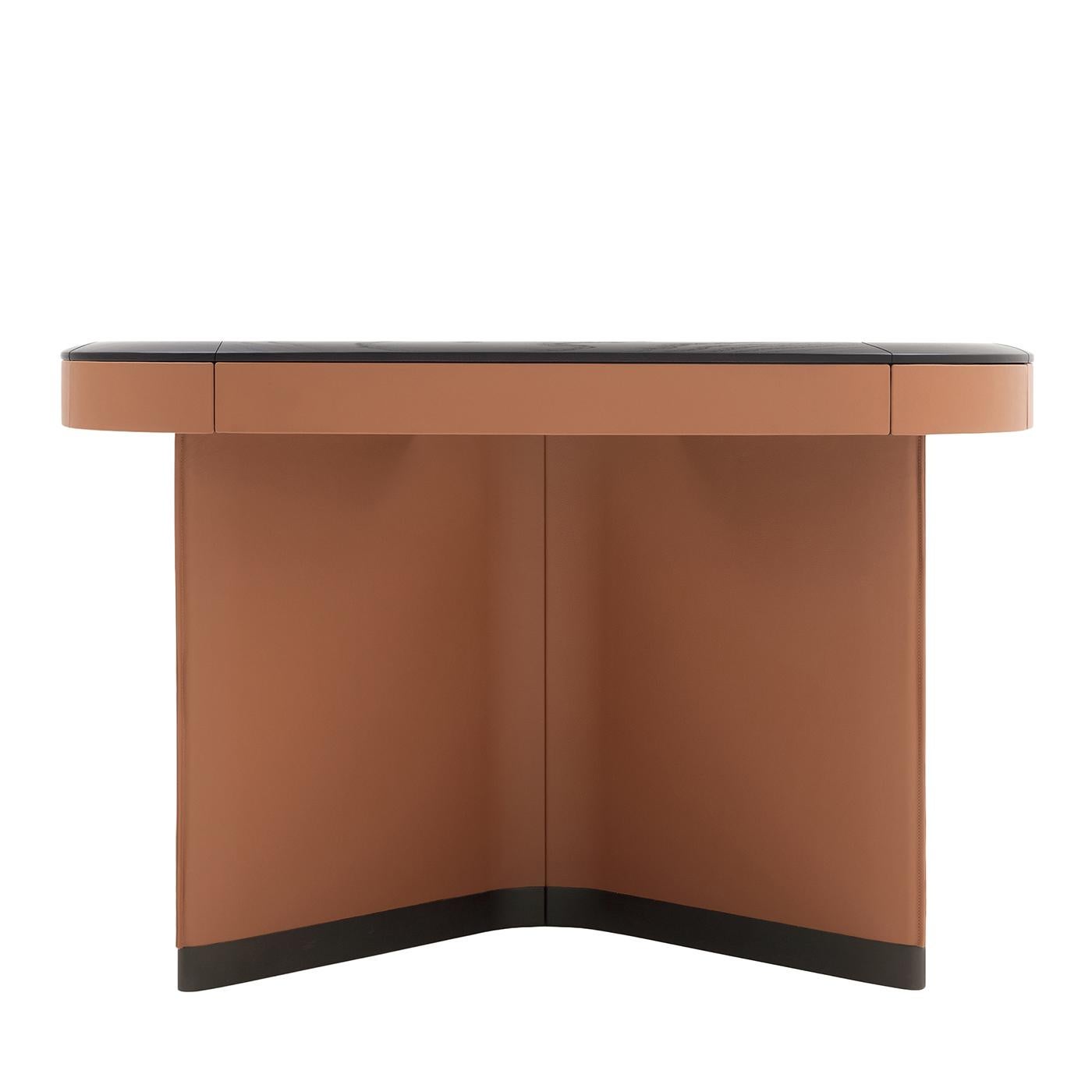 Flamingo Ash Wood and Leather Gaming Table For Sale 2