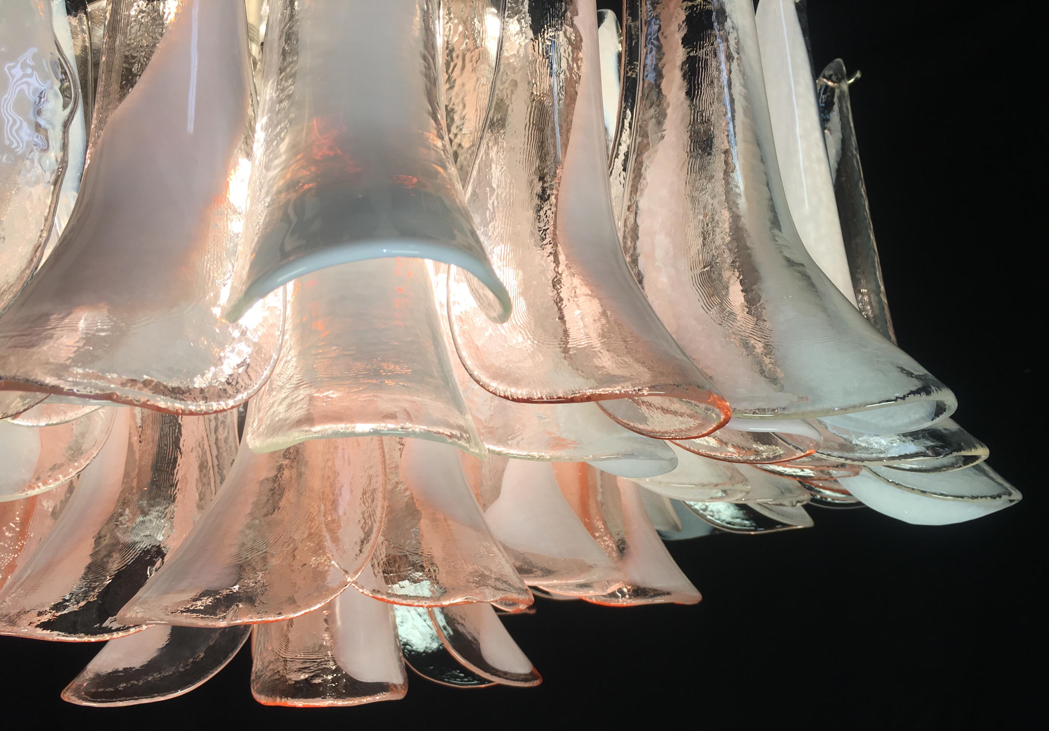 Lampadari da soffitto 'Flamingo' 64 Petali, Murano in vendita 6