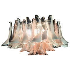 "Flamingo" Italian Chandelier Ceiling Light, Murano, 1990