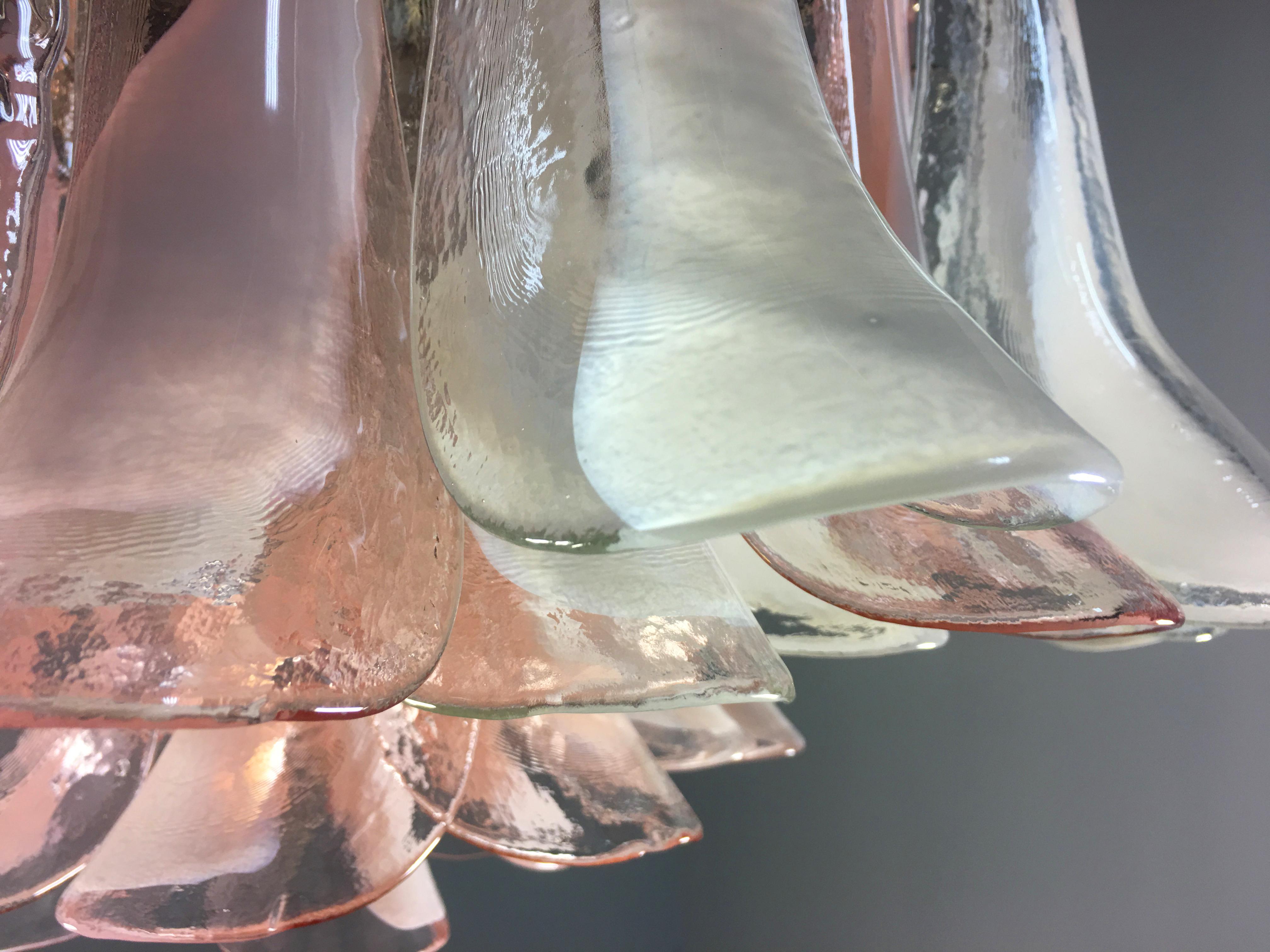 'Flamingo' Italian Chandelier Ceiling Light, Murano 11