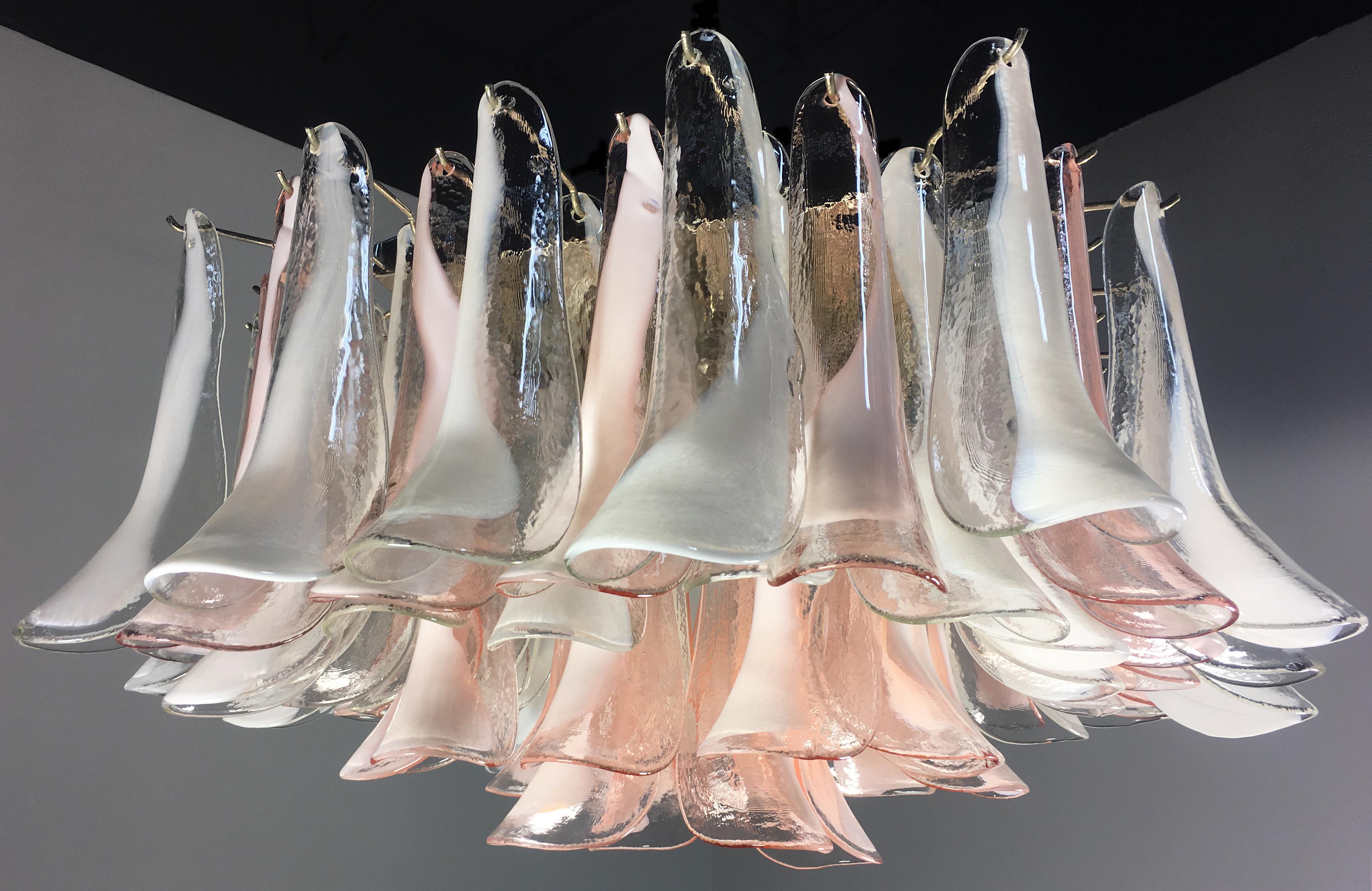 20th Century 'Flamingo' Italian Chandelier Ceiling Light, Murano