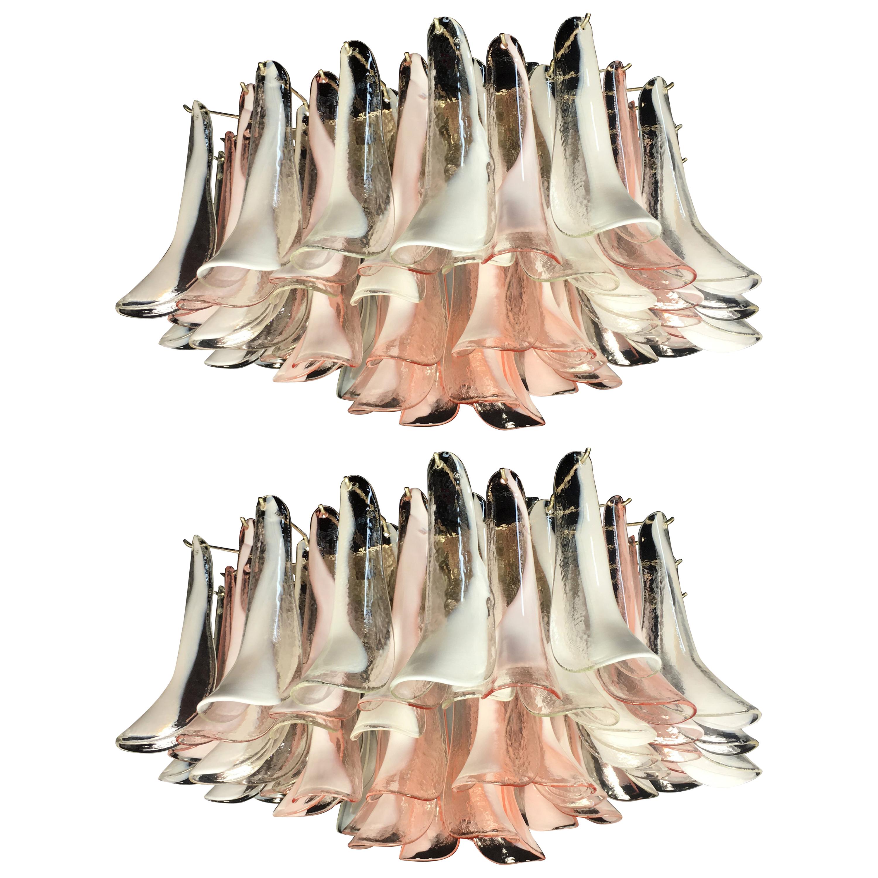 'Flamingo' Italian Chandeliers Ceiling Light, Murano In Excellent Condition In Budapest, HU