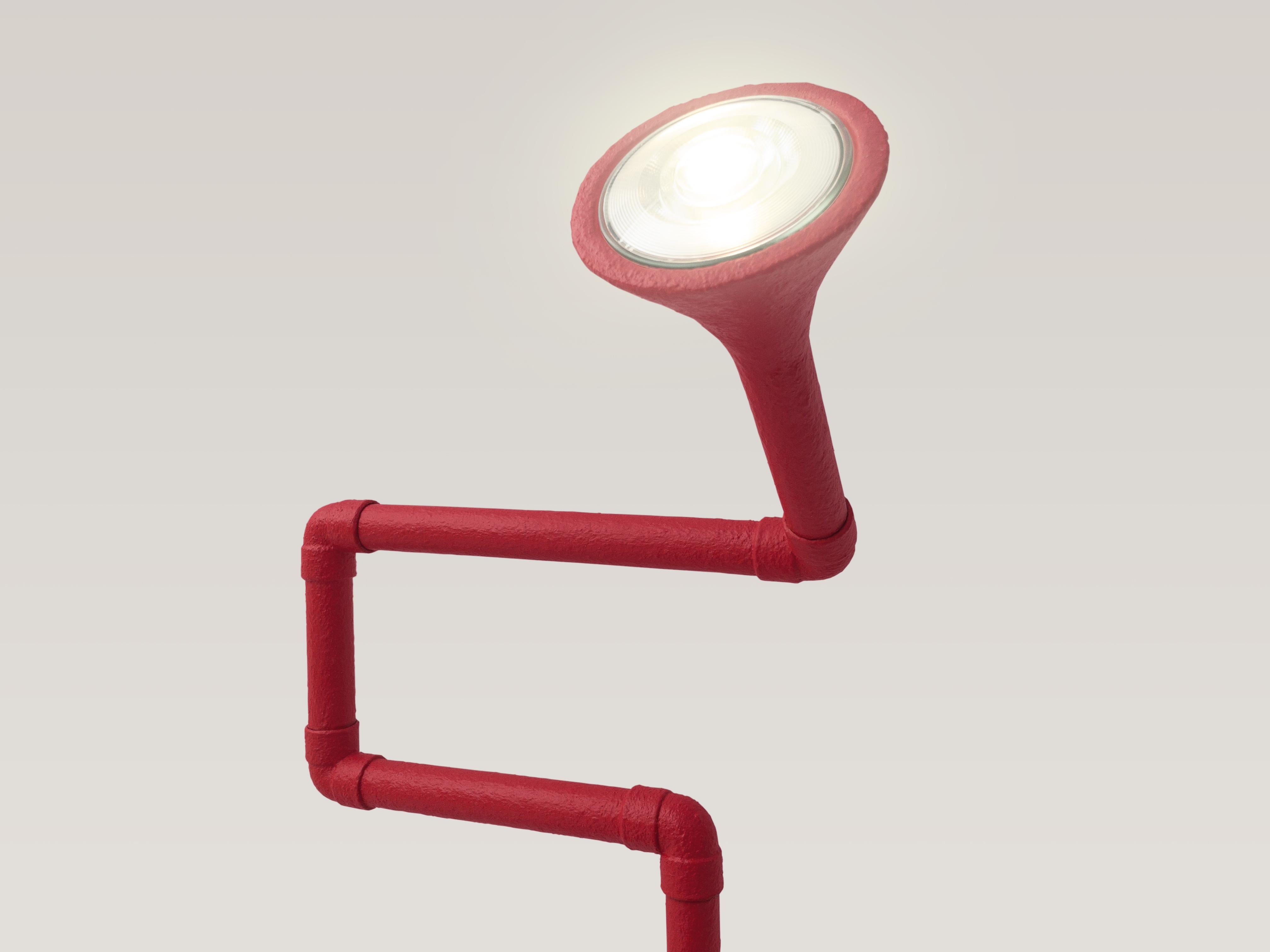 Hand-Crafted Contemporary Dimmable Floor Lamp - 