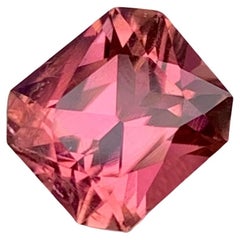 Pierre tourmaline rose flamingo, 2,30 carats, tourmaline rose naturelle, pierre précieuse non sertie