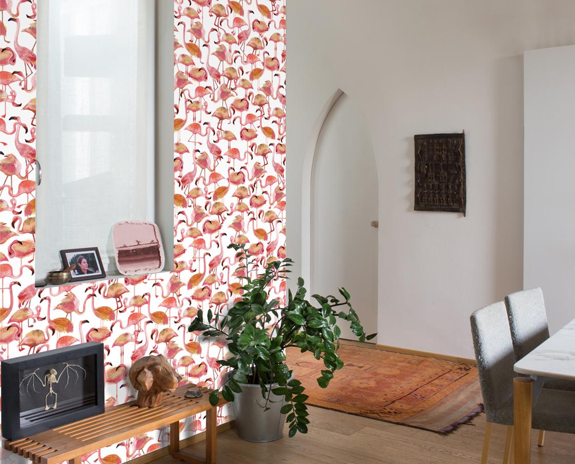 NIVA riveste le pareti della tua casa con la natura. Una collezione di carte da parati ispirate alle tecniche artistiche tradizionali. Flamingo si ispira alla pittura a tempera acrilica, mentre la frutta tropicale della serie Costa Rica è realizzata