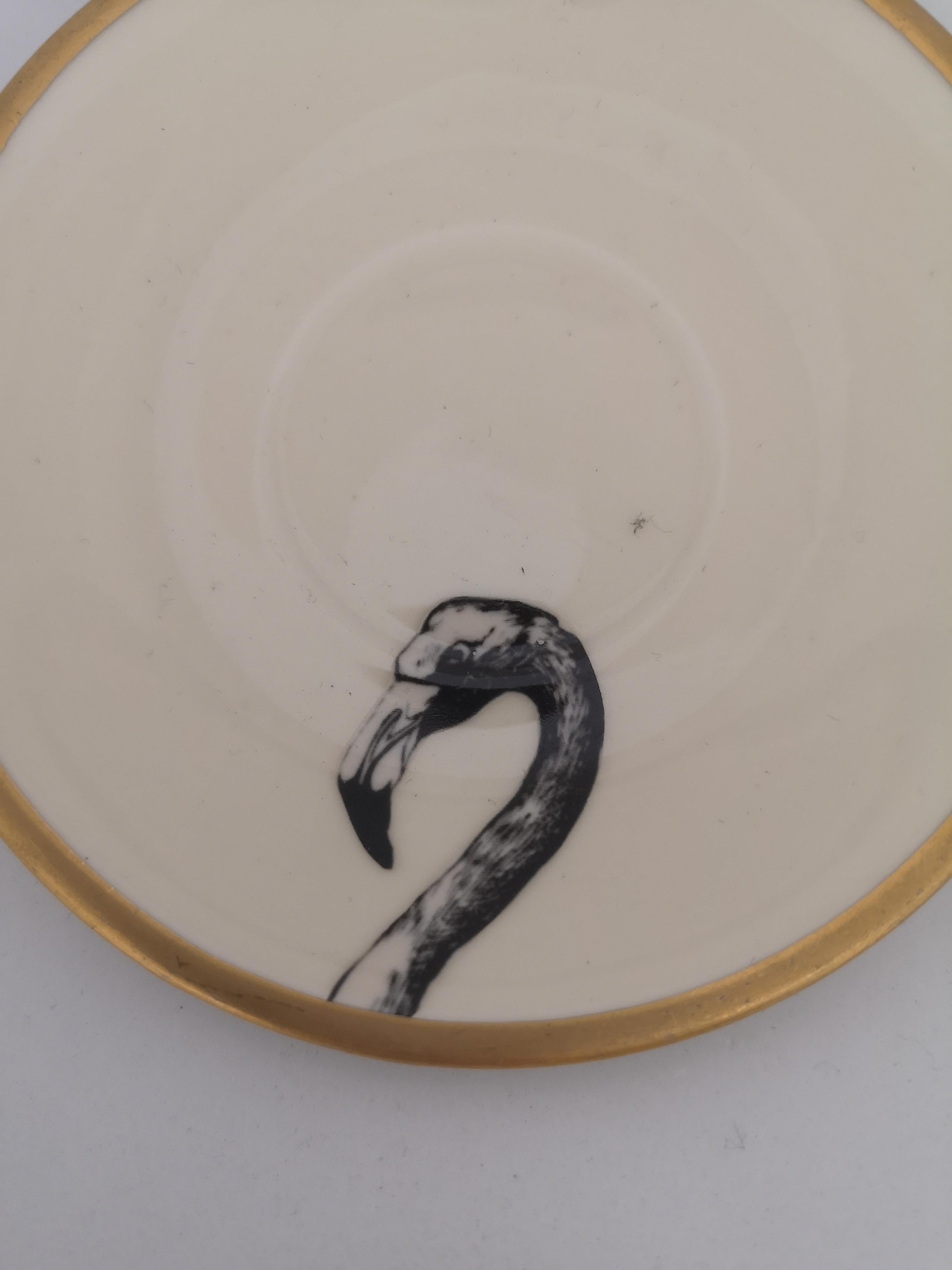 Women's or Men's Flamingo plate 