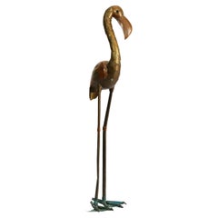 Flamingo Sculpture by Sergio Bustamante