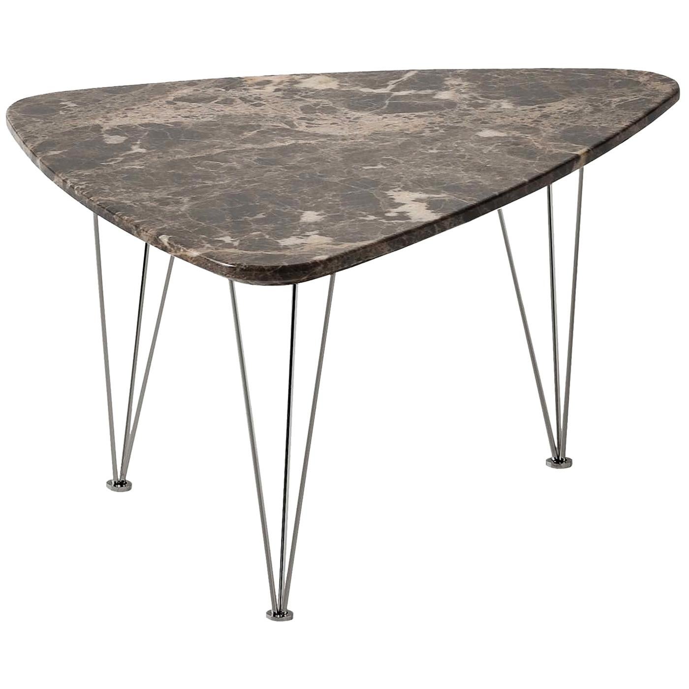 Vintage Retro Coffee Table with Black Dansette Legs For Sale at 1stDibs